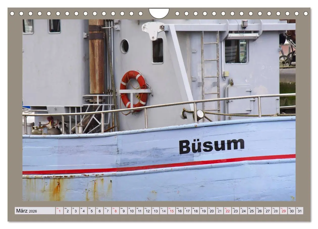 Bild: 9783516096033 | Büsum an der Nordsee (Wandkalender 2026 DIN A4 quer), CALVENDO...