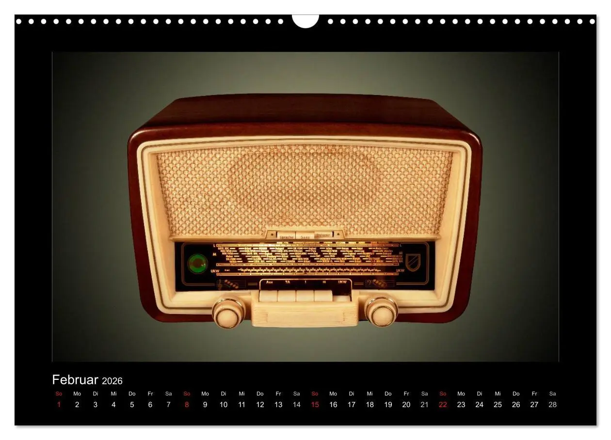 Bild: 9783516166033 | Dampfradios - Antike Radios mit Patina (Wandkalender 2026 DIN A3...