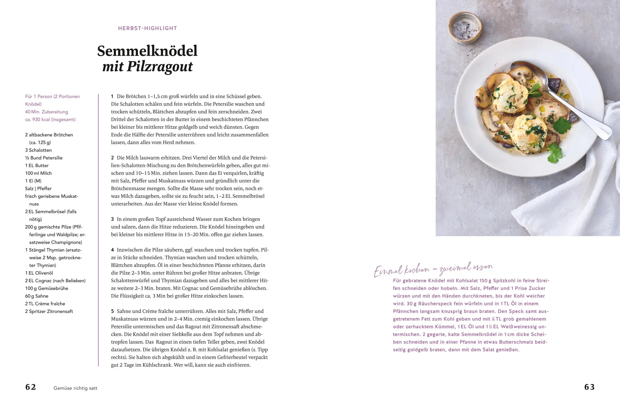 Bild: 9783833896033 | Ich koch' mir was | Single-Rezepte mit Sinn und Geschmack | Tanja Dusy