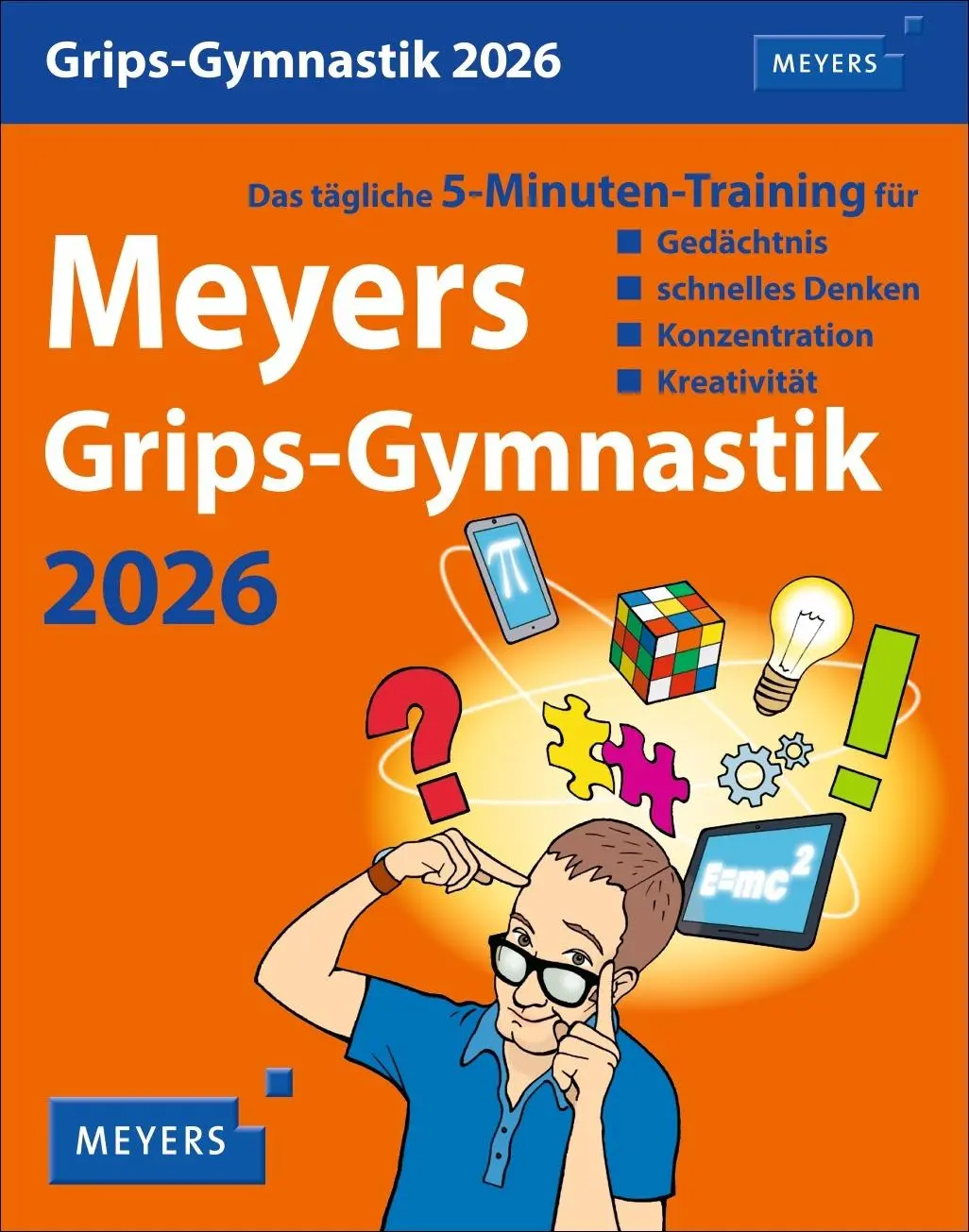 Cover: 9783840036033 | Meyers Grips-Gymnastik Tagesabreißkalender 2026 - Das tägliche...