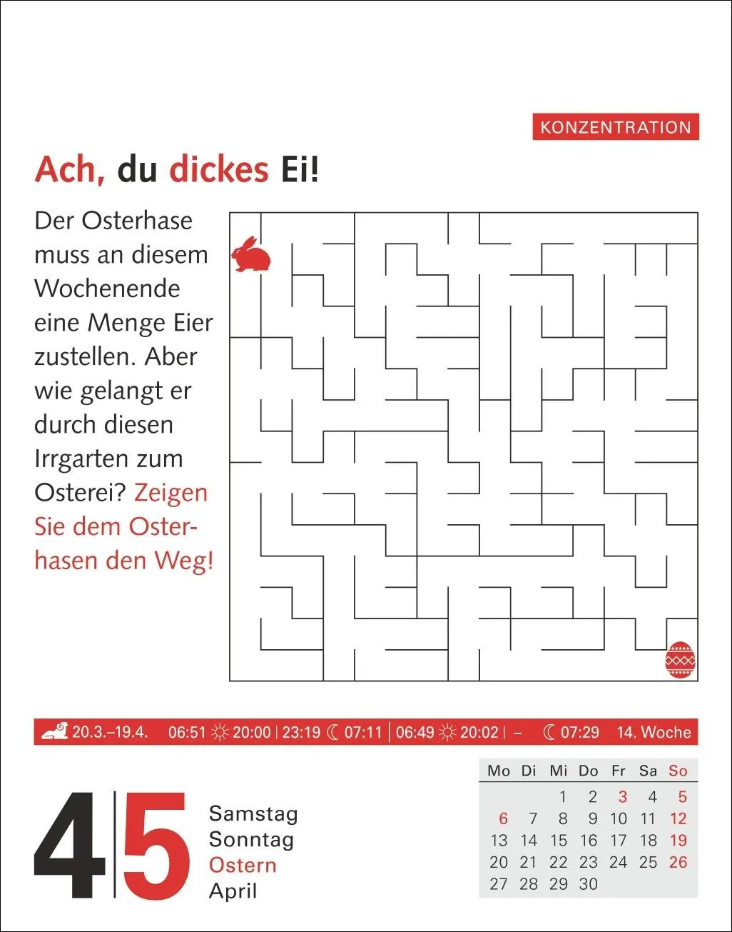 Bild: 9783840036033 | Meyers Grips-Gymnastik Tagesabreißkalender 2026 - Das tägliche...