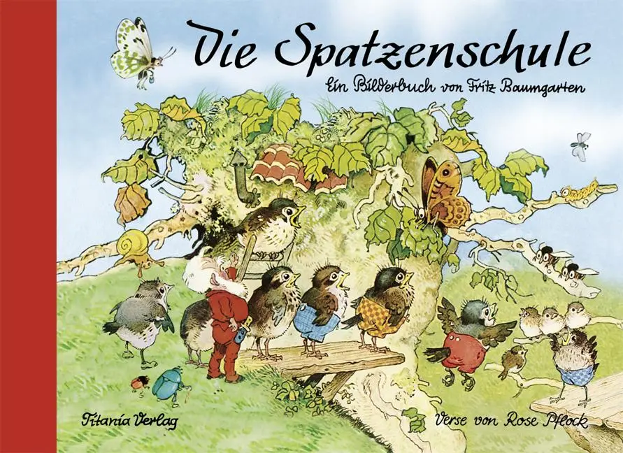 Cover: 9783864726033 | Die Spatzenschule | Ein Bilderbuch von Fritz Baumgarten | Baumgarten