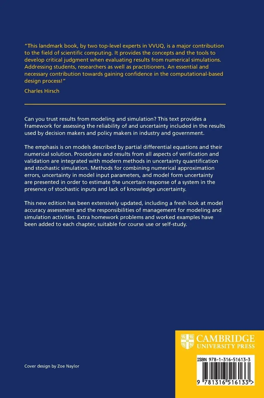 Rückseite: 9781316516133 | Verification, Validation, and Uncertainty Quantification in...