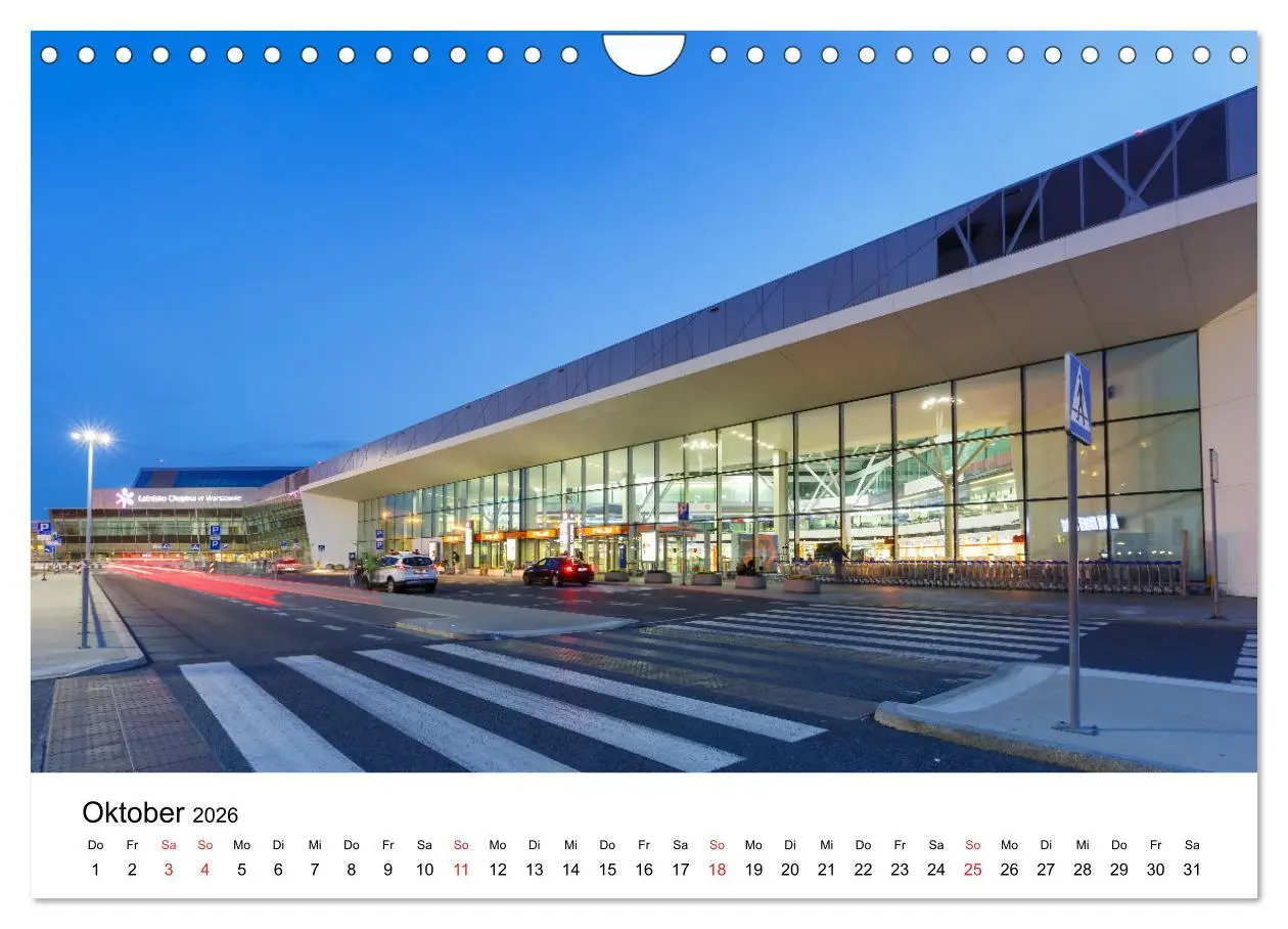 Bild: 9783457686133 | FLUGHÄFEN (Wandkalender 2026 DIN A4 quer), CALVENDO Monatskalender
