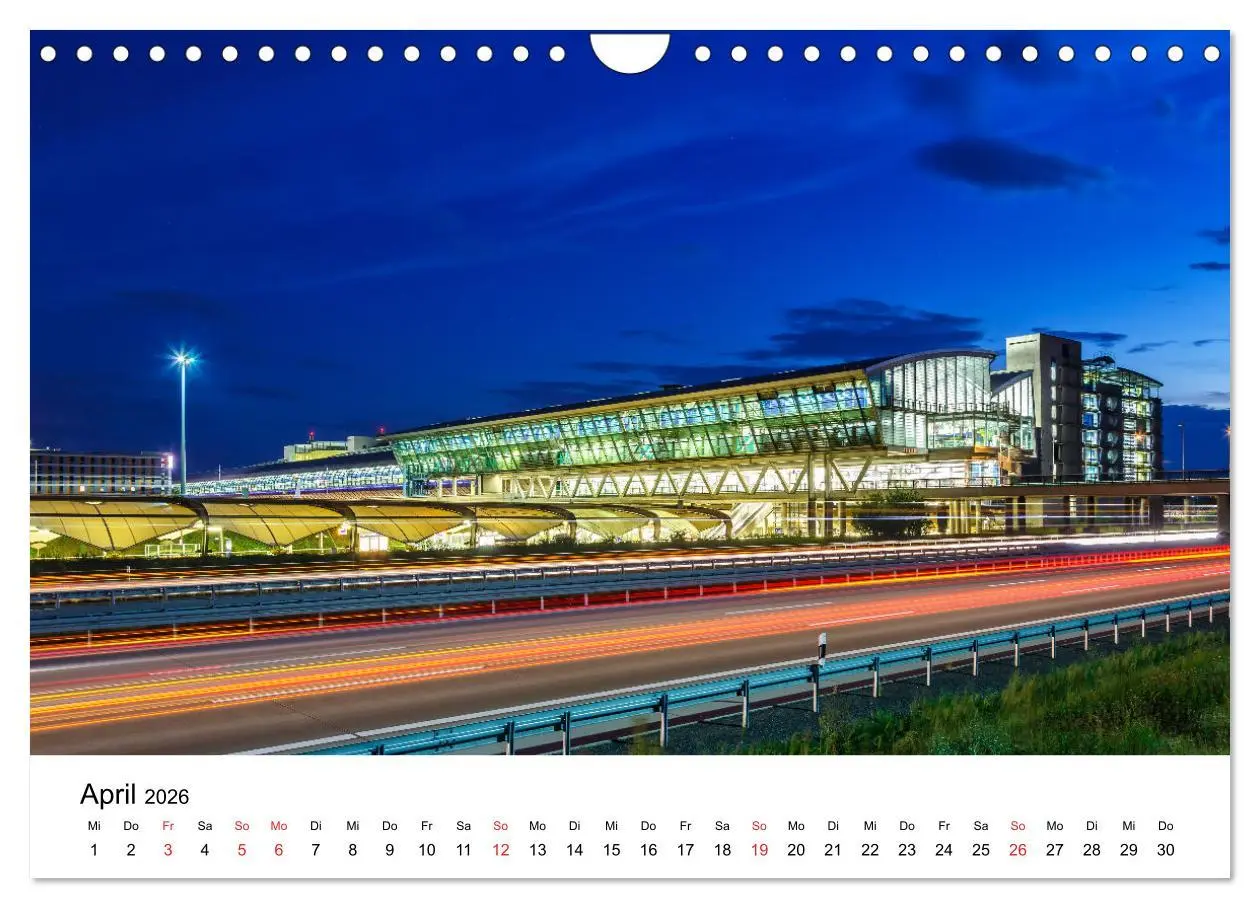 Bild: 9783457686133 | FLUGHÄFEN (Wandkalender 2026 DIN A4 quer), CALVENDO Monatskalender