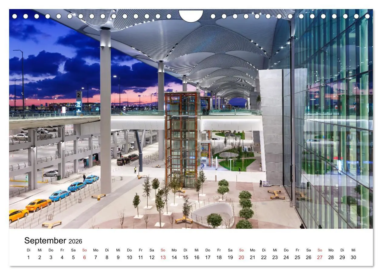 Bild: 9783457686133 | FLUGHÄFEN (Wandkalender 2026 DIN A4 quer), CALVENDO Monatskalender
