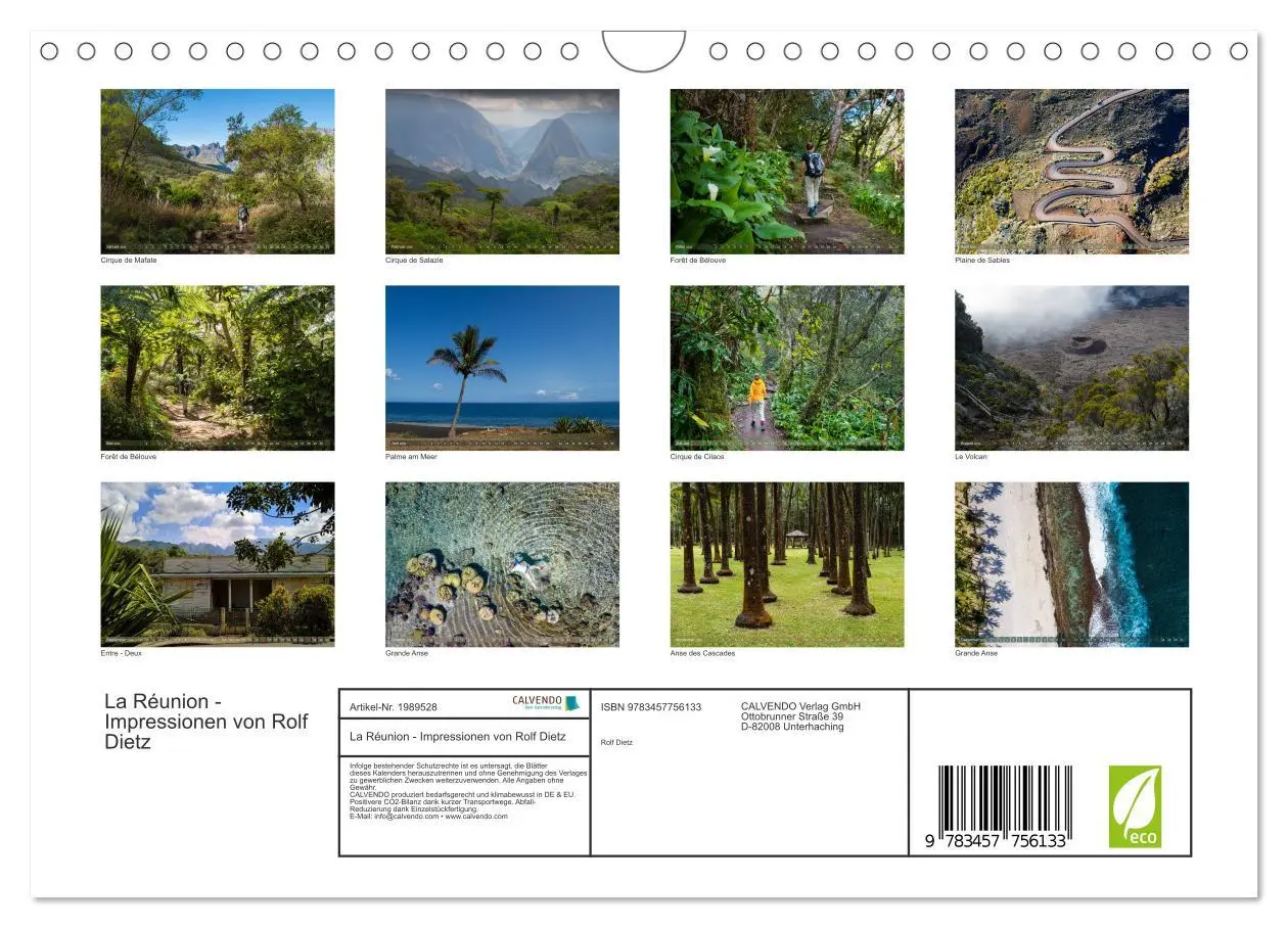 Bild: 9783457756133 | La Réunion - Impressionen von Rolf Dietz (Wandkalender 2026 DIN A4...