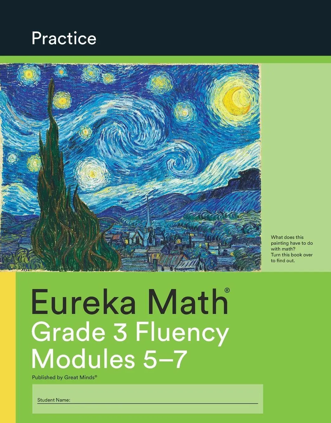 Cover: 9781640546233 | Eureka Math Grade 3 Fluency Practice Workbook #2 (Modules 5-7) | Minds