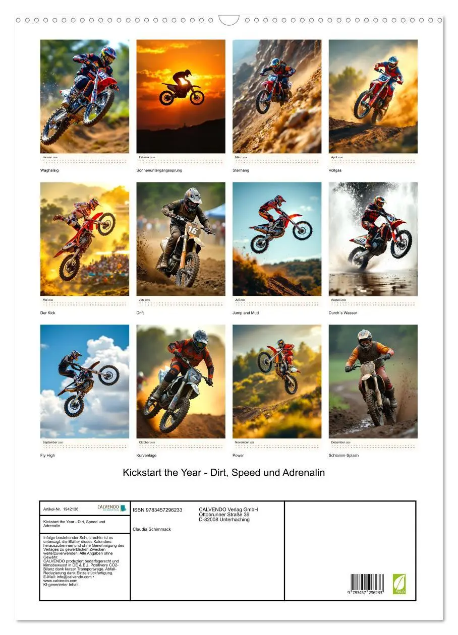 Bild: 9783457296233 | Kickstart the Year - Dirt, Speed und Adrenalin (Wandkalender 2026...
