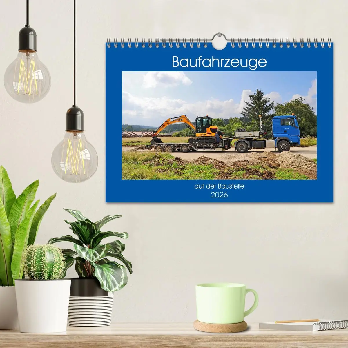Bild: 9783457816233 | Baufahrzeuge auf der Baustelle (Wandkalender 2026 DIN A4 quer),...