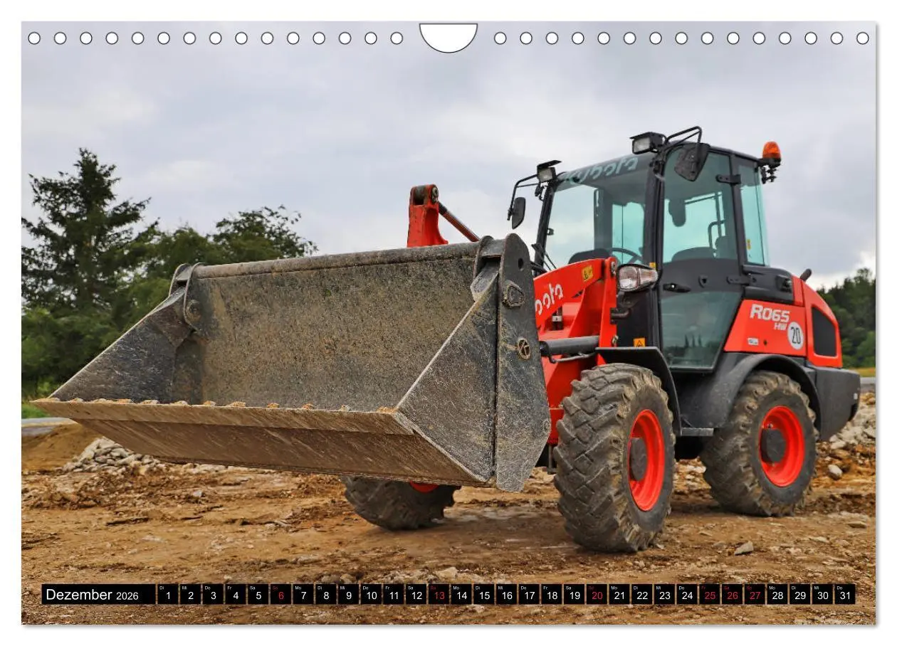 Bild: 9783457816233 | Baufahrzeuge auf der Baustelle (Wandkalender 2026 DIN A4 quer),...