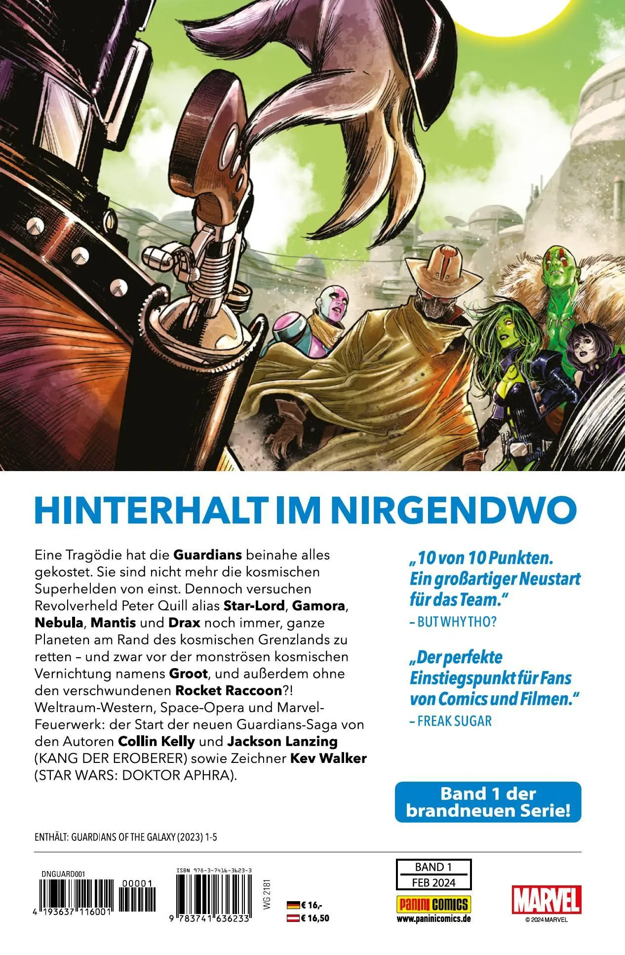 Rückseite: 9783741636233 | Guardians of the Galaxy - Neustart (2. Serie) | Lanzing (u. a.) | Buch