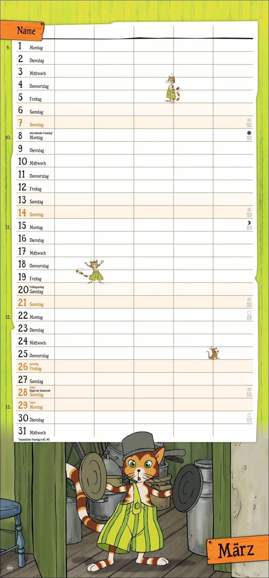 Bild: 9783756416233 | Pettersson und Findus Familienplaner 2027 | Sven Nordqvist | Kalender