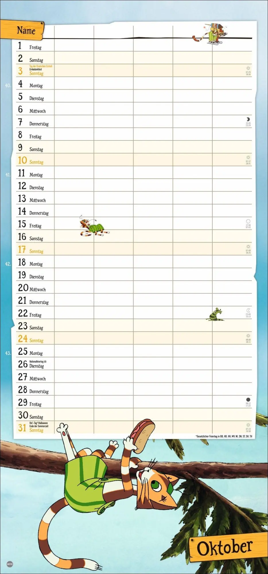 Bild: 9783756416233 | Pettersson und Findus Familienplaner 2027 | Sven Nordqvist | Kalender