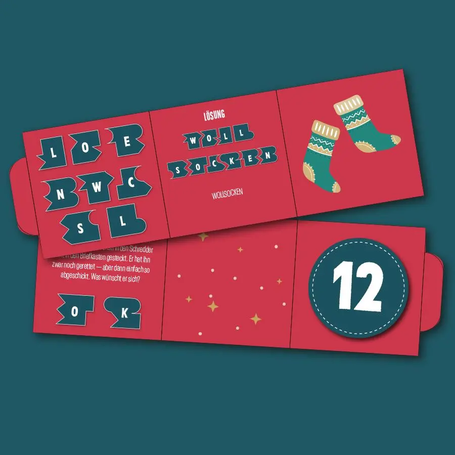 Bild: 4007742186333 | Der Kopfnussknacker - Rätsel-Adventskalender | Paul Schulz | Spiel