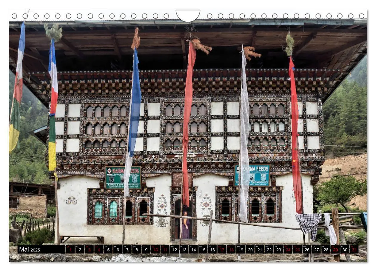 Bild: 9783435336333 | Bhutan - Natur und Tradition (Wandkalender 2025 DIN A4 quer),...