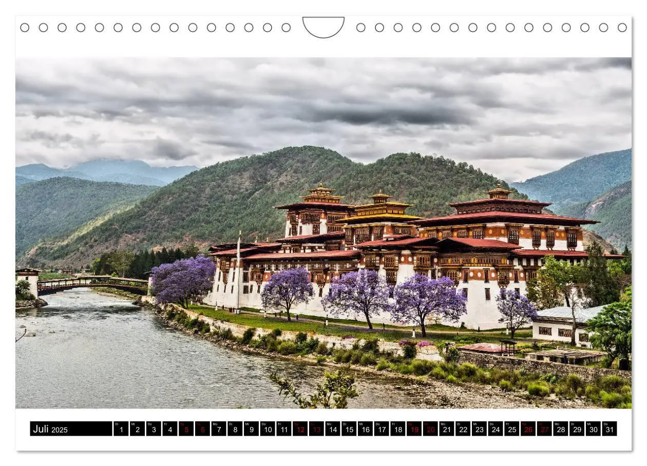 Bild: 9783435336333 | Bhutan - Natur und Tradition (Wandkalender 2025 DIN A4 quer),...