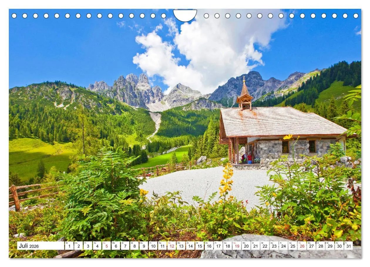 Bild: 9783457736333 | Grüße aus Filzmoos (Wandkalender 2026 DIN A4 quer), CALVENDO...