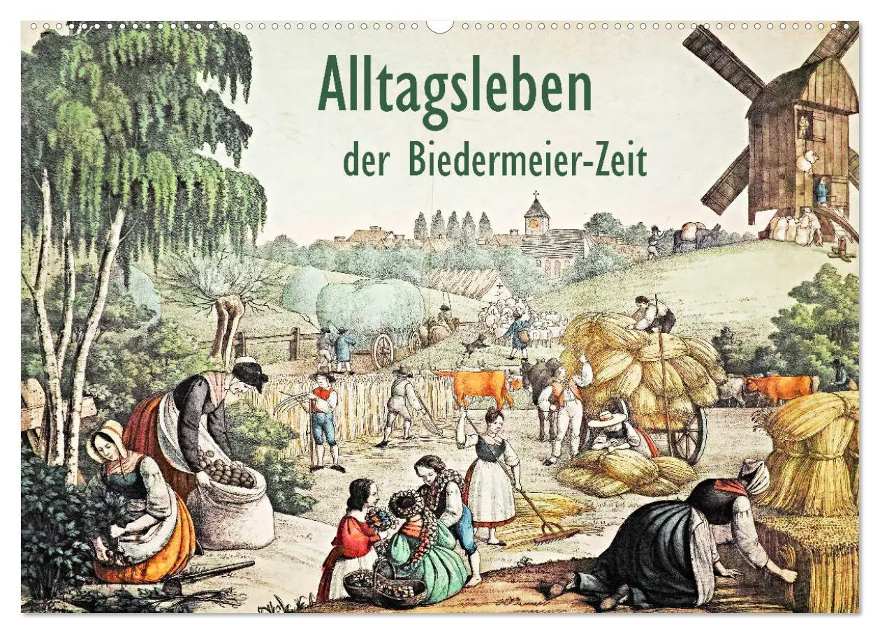 Cover: 9783457806333 | Alltagsleben der Biedermeier-Zeit (Wandkalender 2026 DIN A2 quer),...