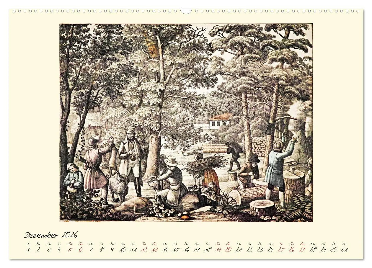 Bild: 9783457806333 | Alltagsleben der Biedermeier-Zeit (Wandkalender 2026 DIN A2 quer),...