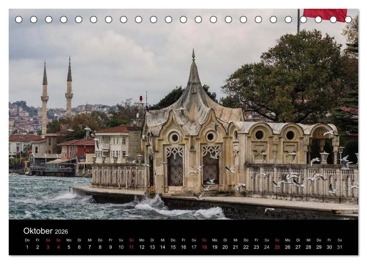 Bild: 9783516136333 | Unterwegs in Istanbul (Tischkalender 2026 DIN A5 quer), CALVENDO...
