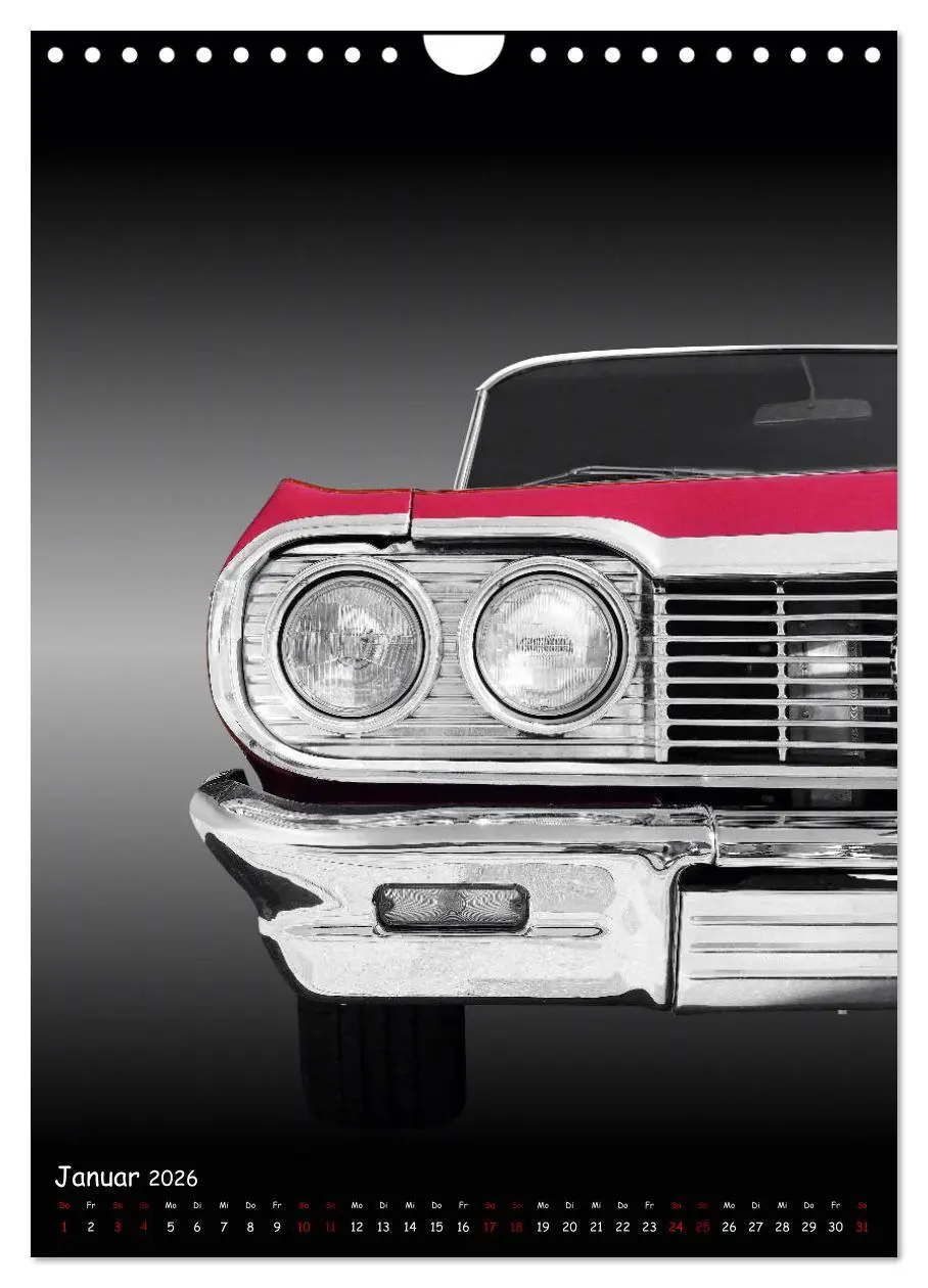 Bild: 9783516376333 | Faszination US Klassiker 1955 bis 1967 (Wandkalender 2026 DIN A4...