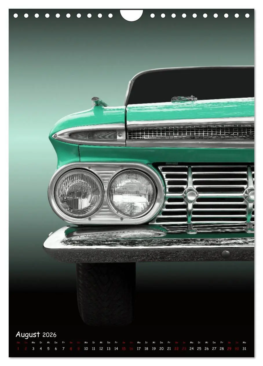 Bild: 9783516376333 | Faszination US Klassiker 1955 bis 1967 (Wandkalender 2026 DIN A4...