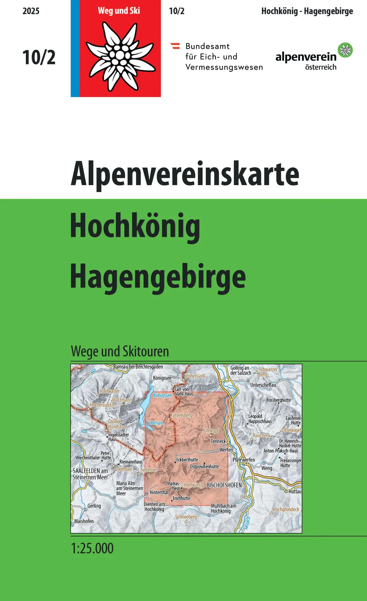 Cover: 9783948256333 | Hochkönig - Hagengebirge | Deutscher Alpenverein e. V. | (Land-)Karte