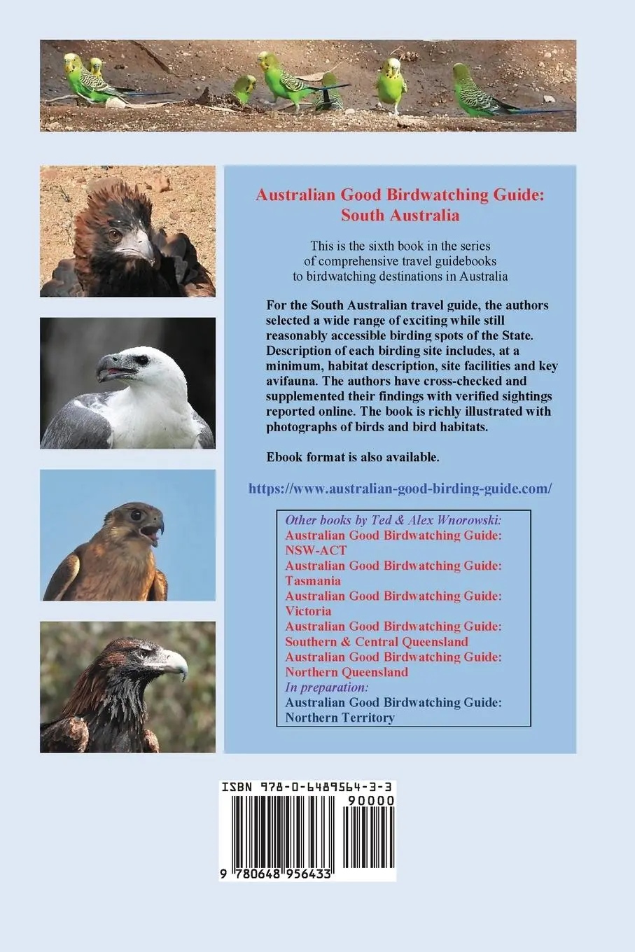 Rückseite: 9780648956433 | Australian Good Birding Guide | South Australia | Wnorowski (u. a.)