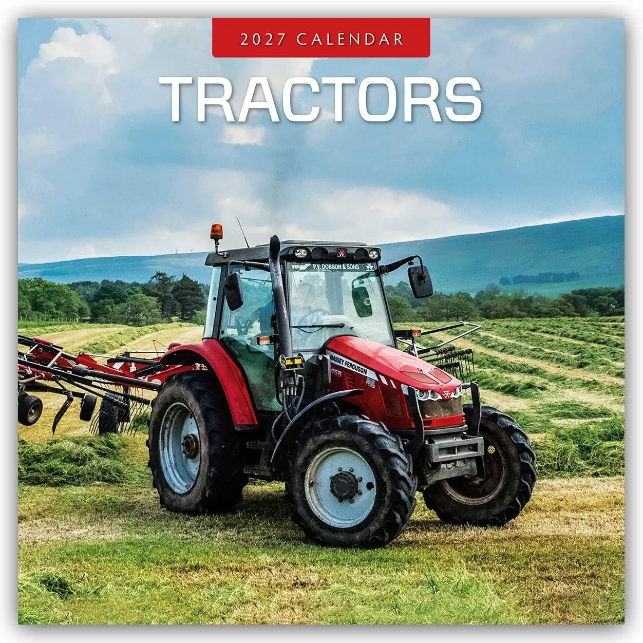 Cover: 9781837016433 | Tractors - Traktoren 2027 - 16-Monatskalender | Robin Red | Kalender