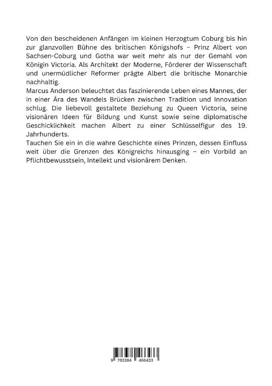 Rückseite: 9783384466433 | Von Coburg nach London: Der Weg von Prinz Albert | Marcus Anderson