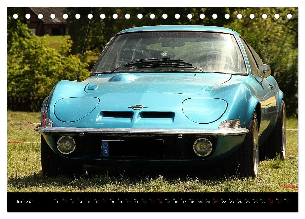 Bild: 9783516056433 | Opel GT Der Kalender (Tischkalender 2026 DIN A5 quer), CALVENDO...