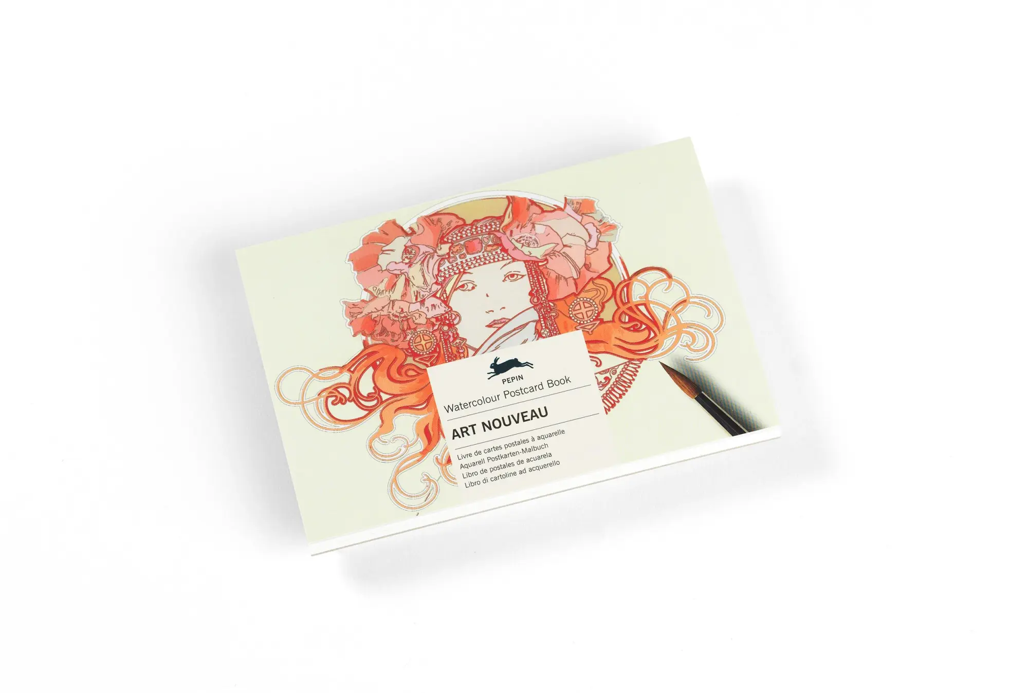 Cover: 9789460096433 | Art Nouveau | Watercolour Postcard Book / Postkarten - Malbuch | Buch