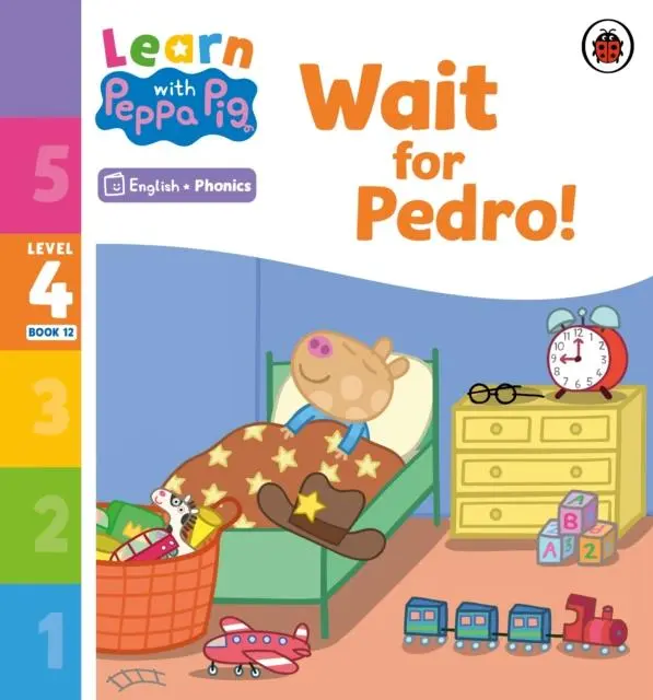 Cover: 9780241576533 | Learn with Peppa Phonics Level 4 Book 12 - Wait for Pedro! (Phonics...