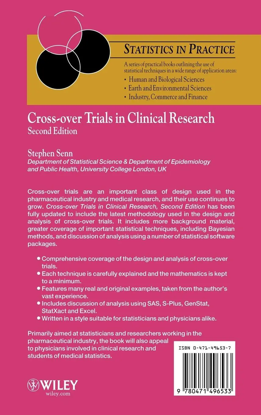 Rückseite: 9780471496533 | Cross-Over Trials in Clinical Research | Stephen S Senn | Buch | 2002