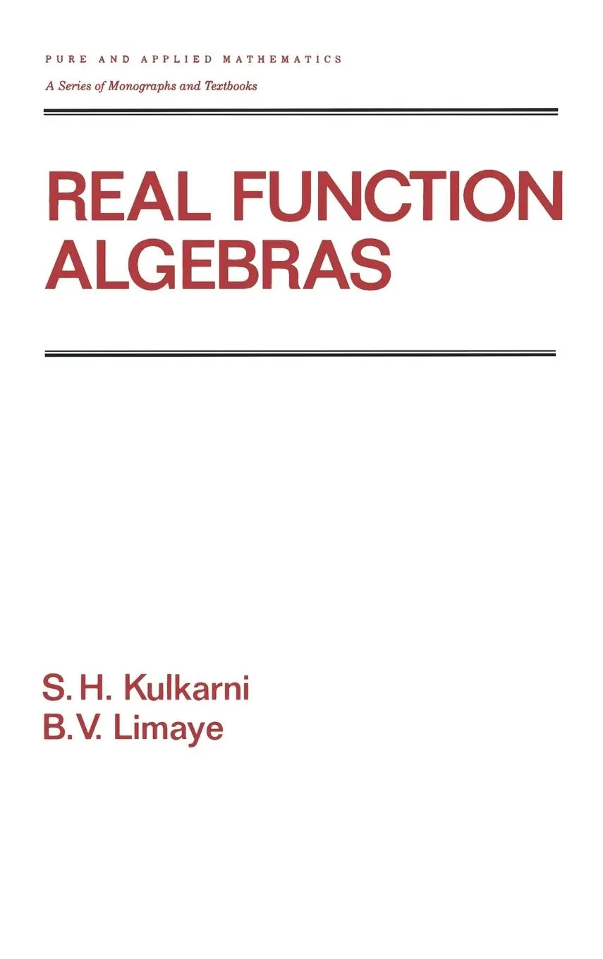 Cover: 9780824786533 | Real Function Algebras | S. H. Kulkarni (u. a.) | Buch | Englisch