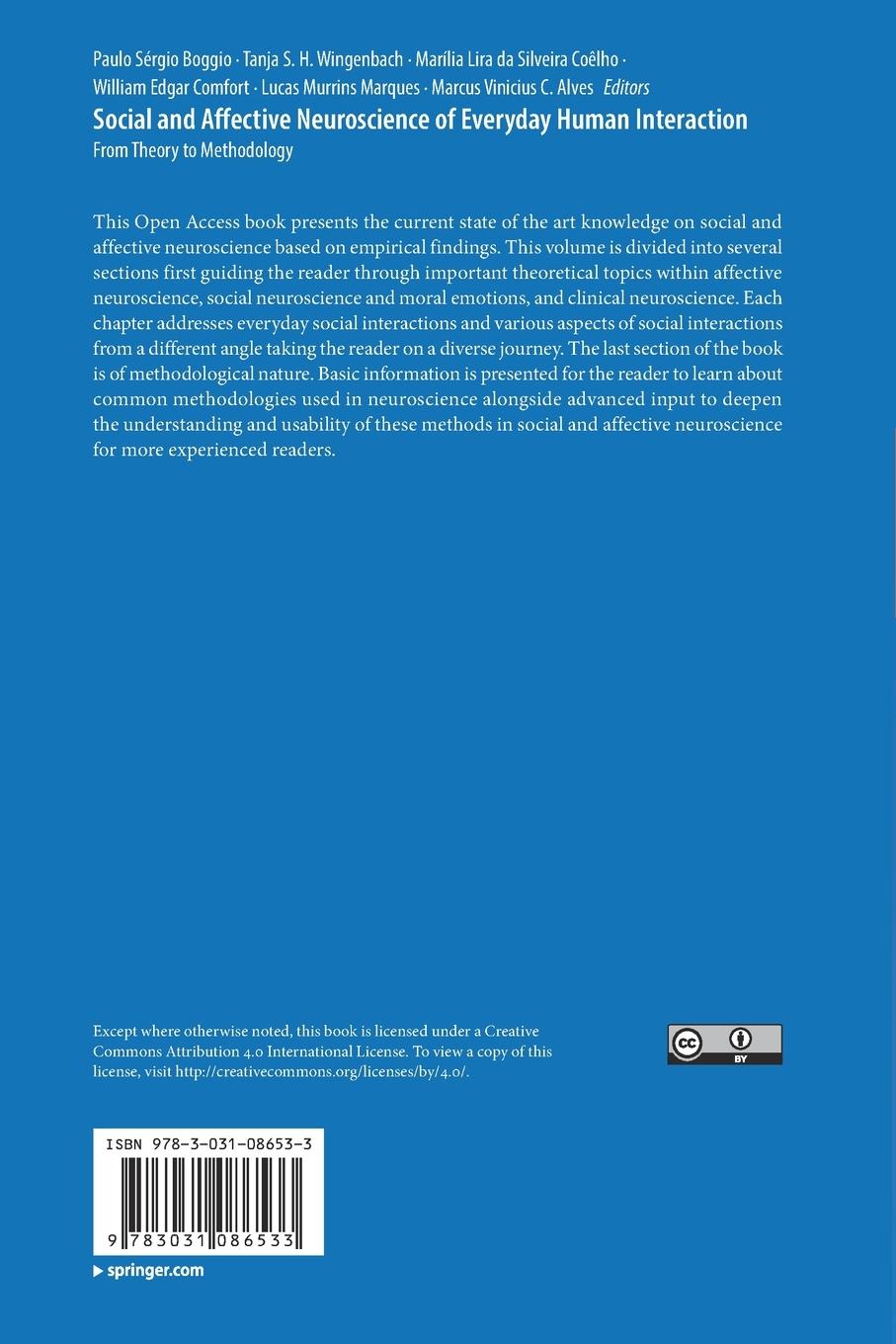 Rückseite: 9783031086533 | Social and Affective Neuroscience of Everyday Human Interaction | Buch