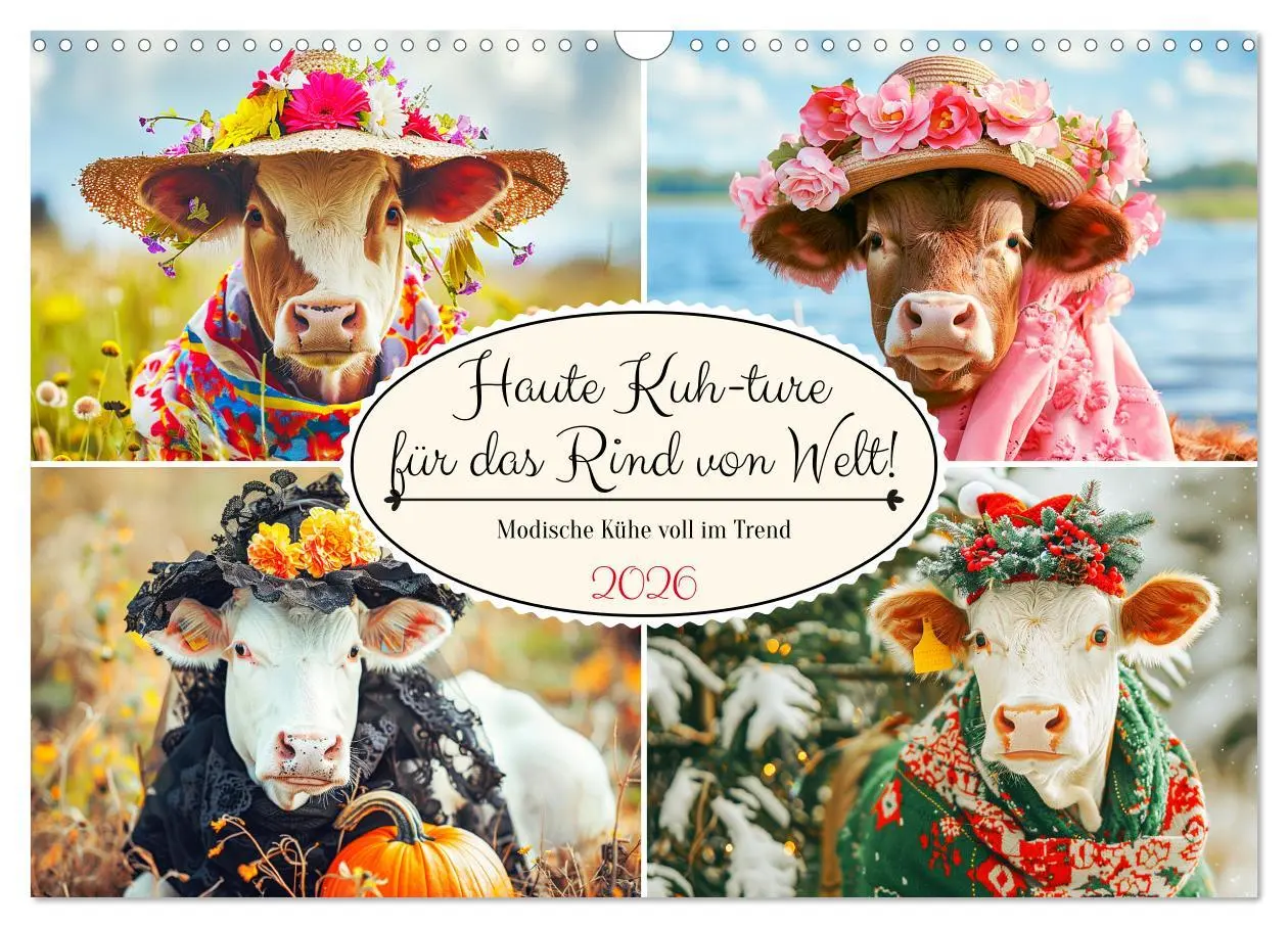 Cover: 9783457406533 | Haute Kuh-ture für das Rind von Welt! Modische Kühe voll im Trend...