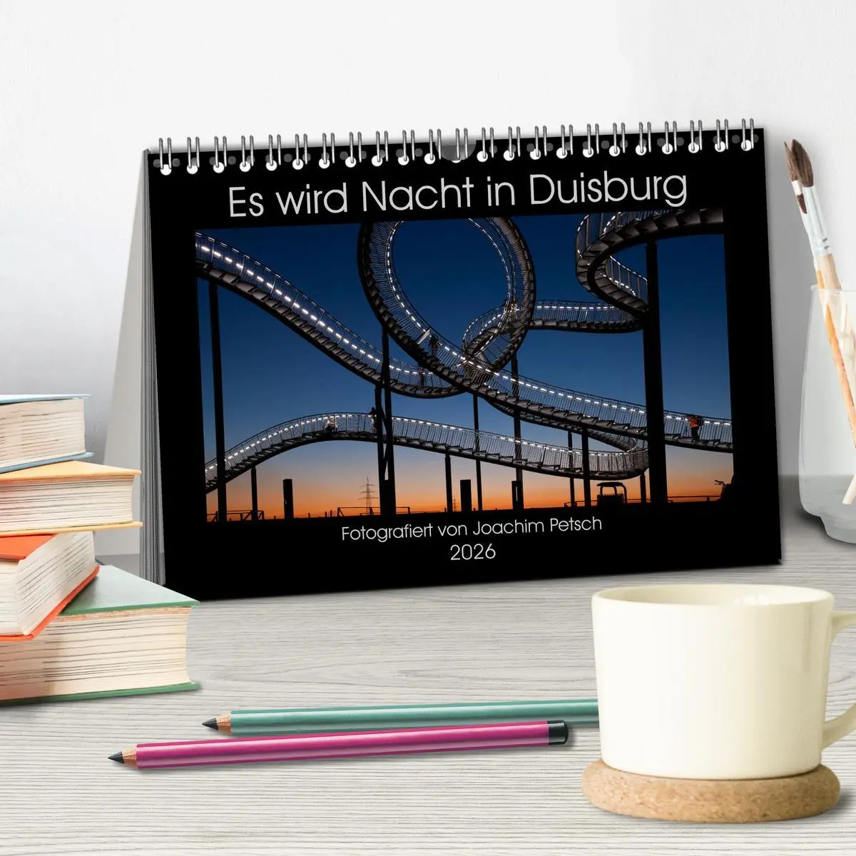 Bild: 9783457886533 | Es wird Nacht in Duisburg (Tischkalender 2026 DIN A5 quer),...