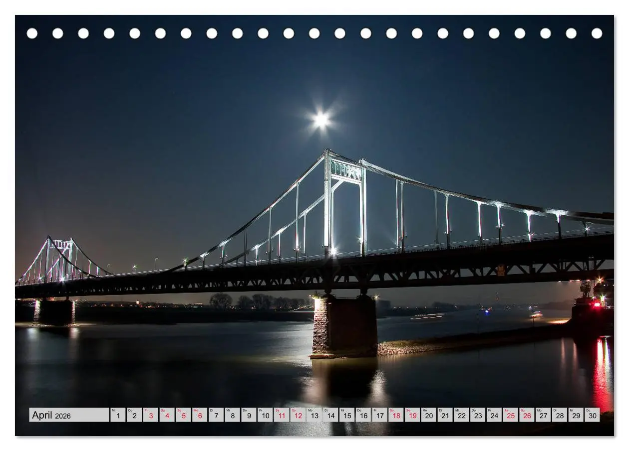 Bild: 9783457886533 | Es wird Nacht in Duisburg (Tischkalender 2026 DIN A5 quer),...