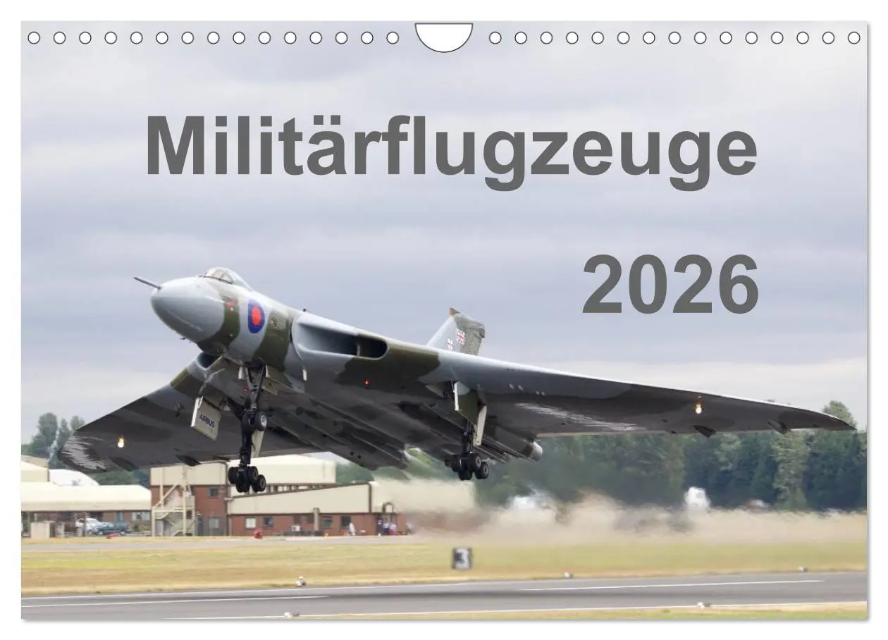 Cover: 9783457956533 | Militärflugzeuge 2026 (Wandkalender 2026 DIN A4 quer), CALVENDO...
