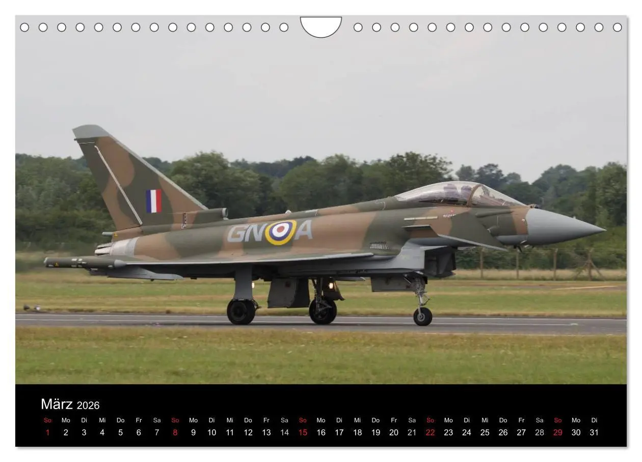 Bild: 9783457956533 | Militärflugzeuge 2026 (Wandkalender 2026 DIN A4 quer), CALVENDO...