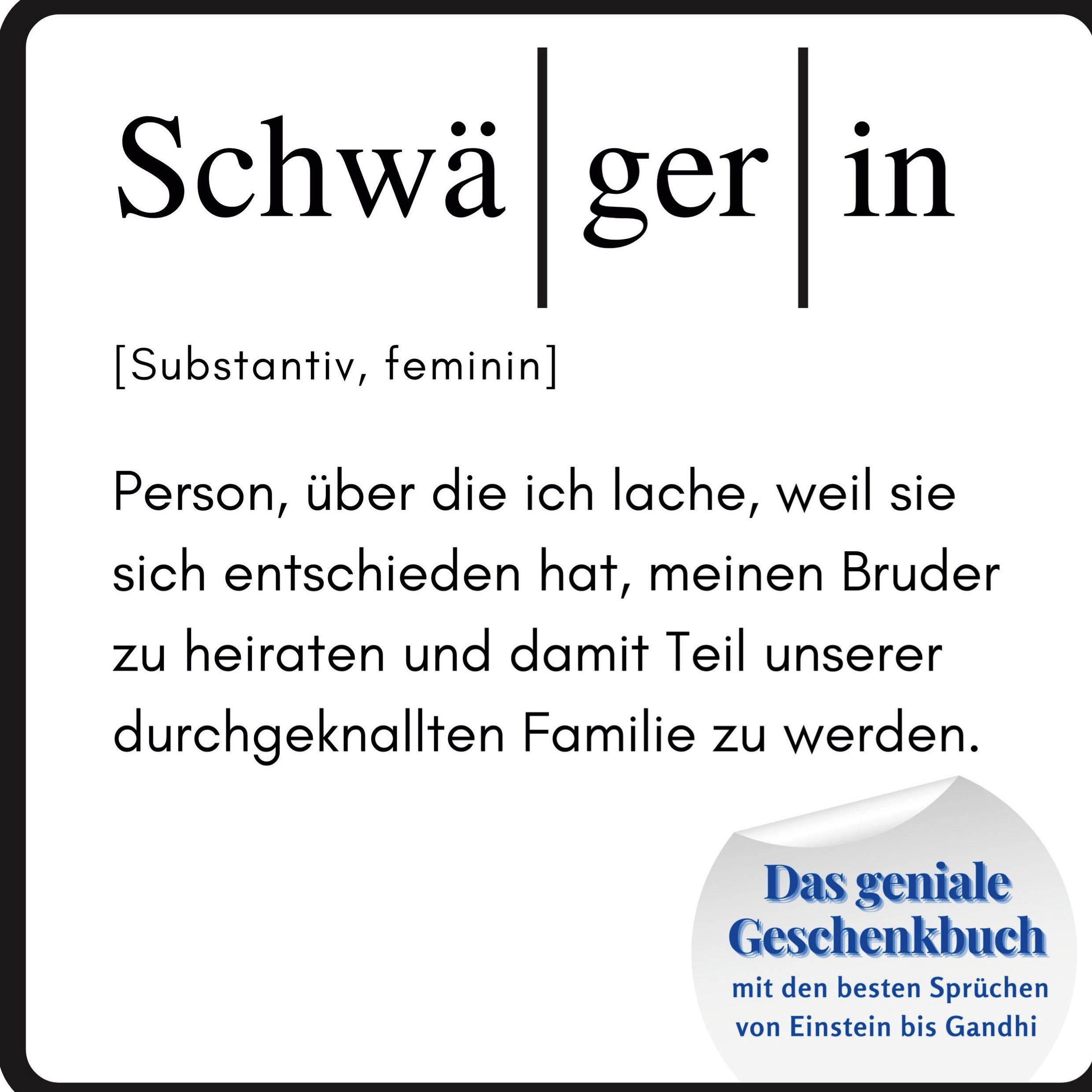 Cover: 9783750516533 | Schwägerin | Steffi Meier | Taschenbuch | Paperback | 82 S. | Deutsch