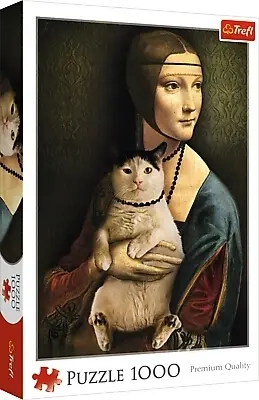 Cover: 5900511106633 | Lady mit Katze (Puzzle) | Spiel | In Spielebox | 10663 | Deutsch