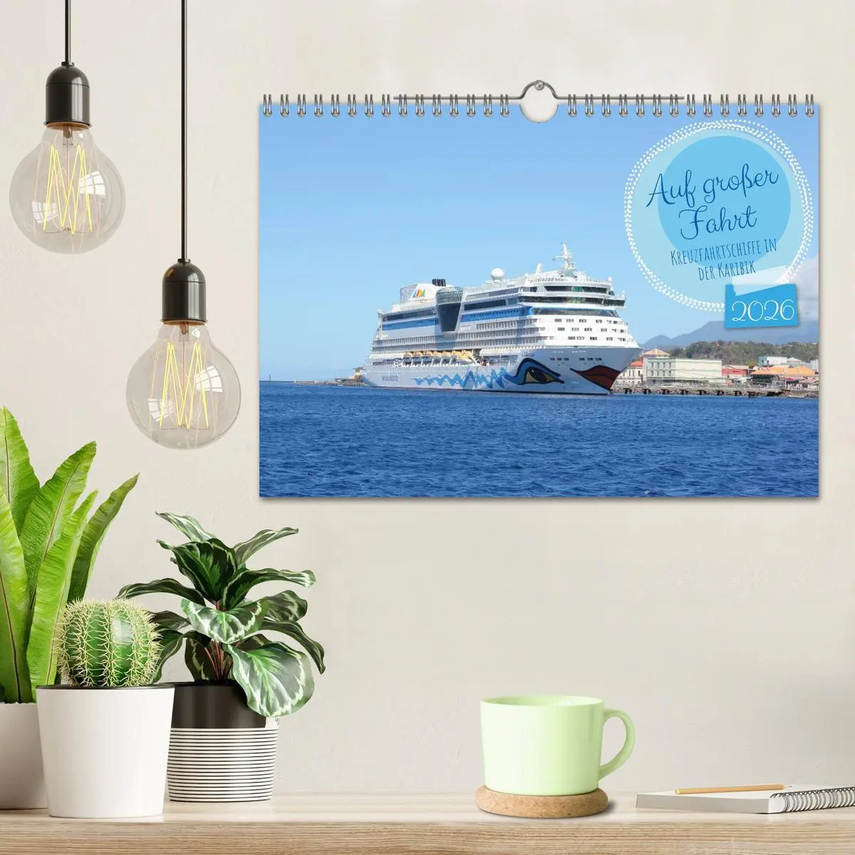 Bild: 9783457566633 | Auf großer Fahrt - Kreuzfahrtschiffe in der Karibik (Wandkalender...