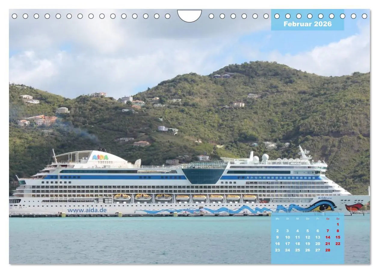 Bild: 9783457566633 | Auf großer Fahrt - Kreuzfahrtschiffe in der Karibik (Wandkalender...