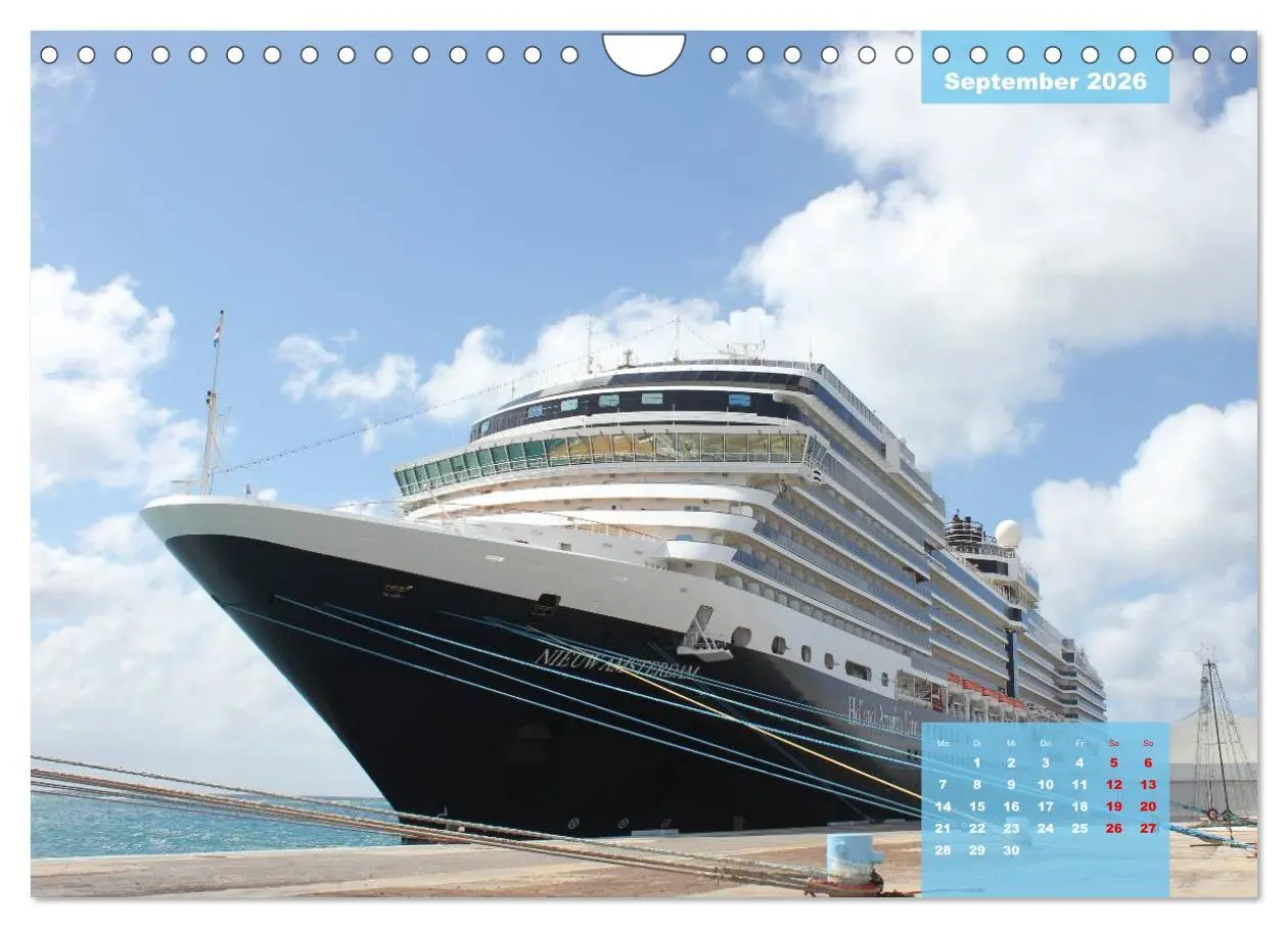 Bild: 9783457566633 | Auf großer Fahrt - Kreuzfahrtschiffe in der Karibik (Wandkalender...