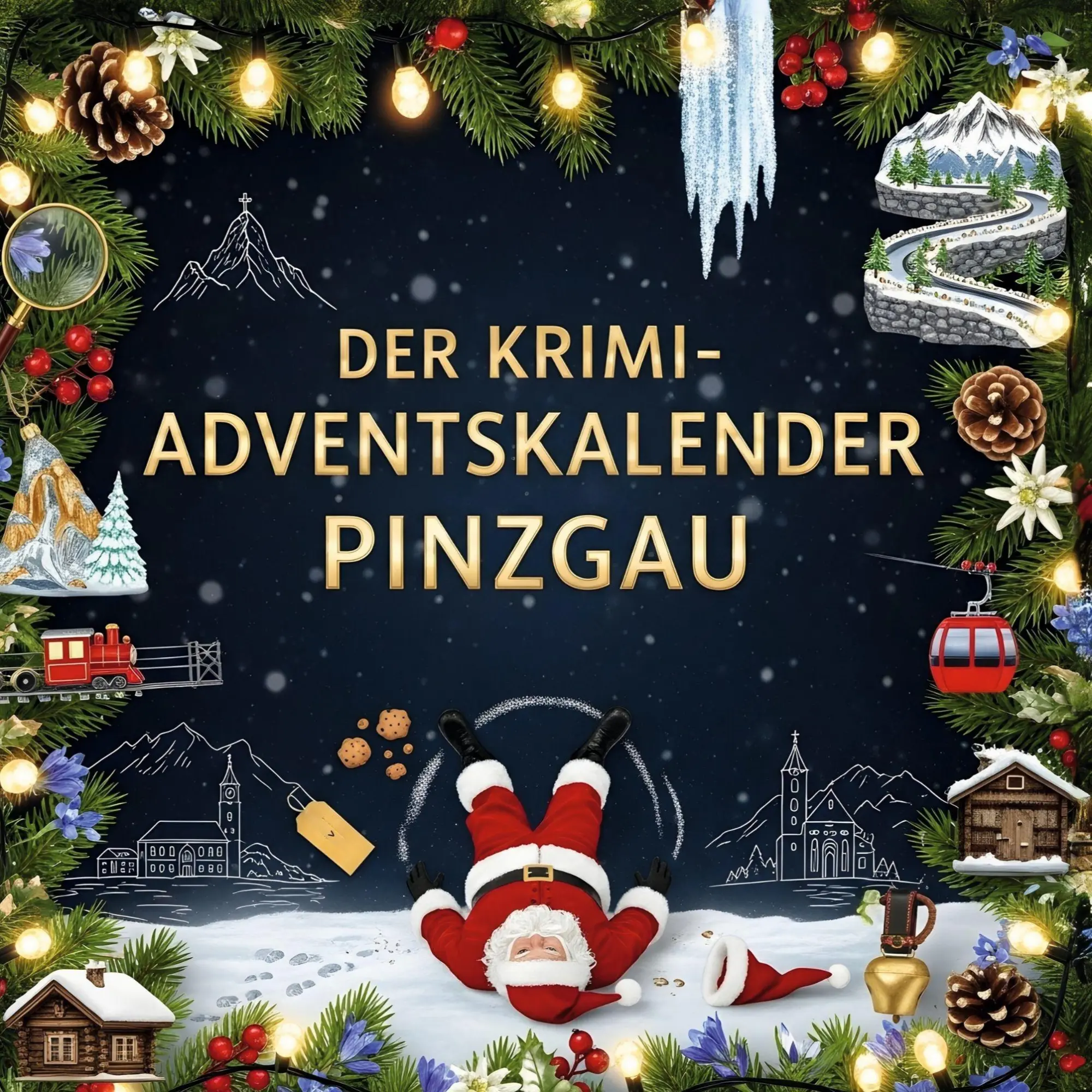 Cover: 9783695306633 | Der Krimi-Adventskalender Pinzgau | Mordsverdächtig in 24 Akten | Buch