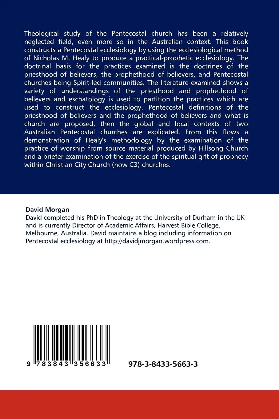 Rückseite: 9783843356633 | Priesthood, Prophethood and Spirit-led Community | David Morgan | Buch