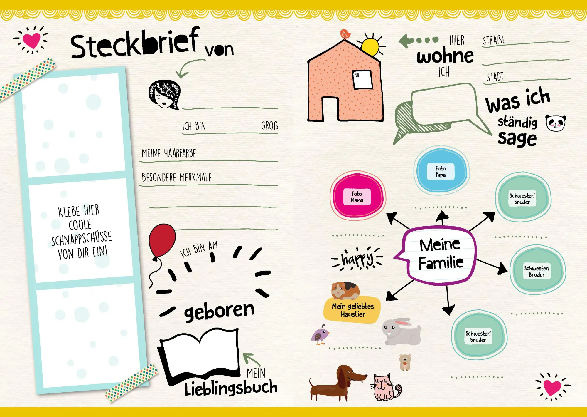 Bild: 9783849916633 | Mein Eintragbuch 100 Ideen: Das bin ich | Mit tollen Wendepailletten